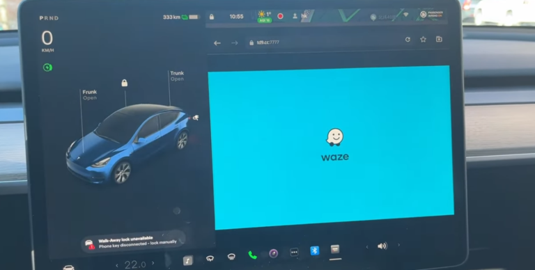 Tesla Waze