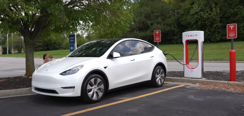 Tesla Model Y miles per kWh